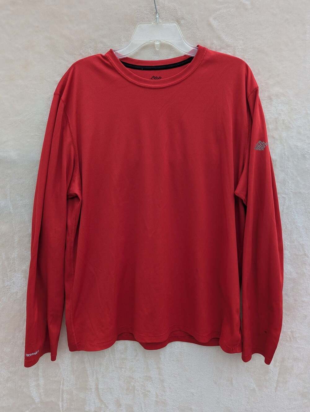 Eastern Mountain Sports TechWick Men's Red Long Sleeve Performance Shirt Large
